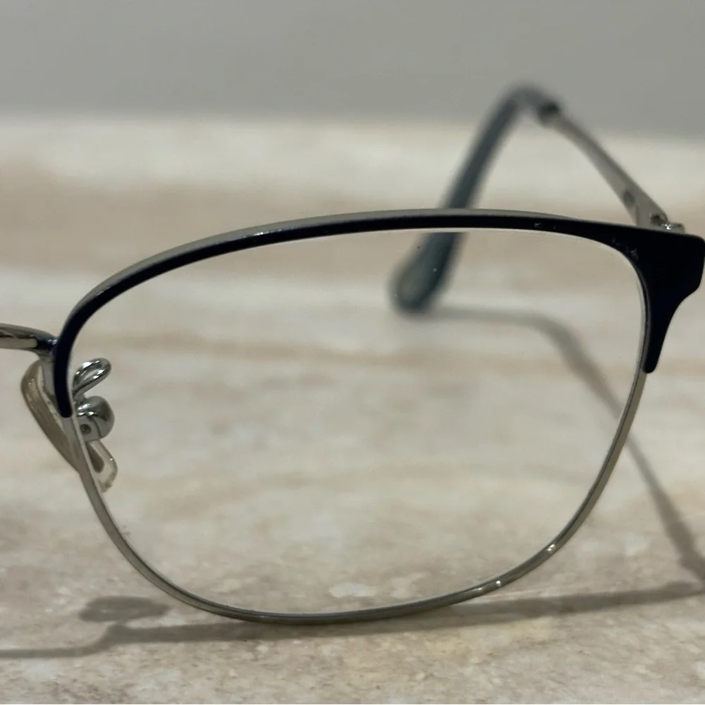 Coach HC5135 metal rounded squared half rimmed women’s eyeglasses - Picture 4 of 10